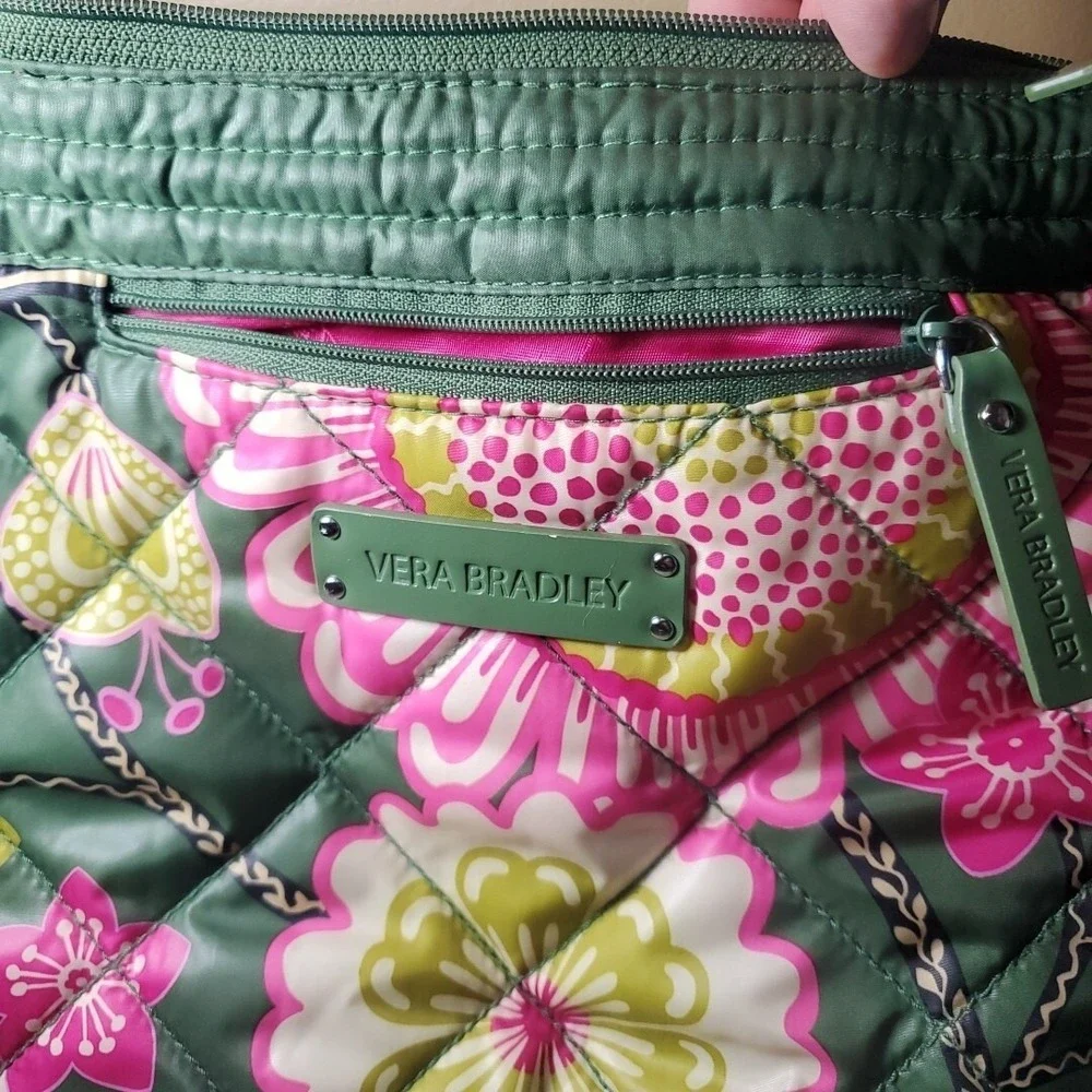 Vera Bradley Puffy Crossbody Shoulder Bag Olivia Pink Retired 2013
